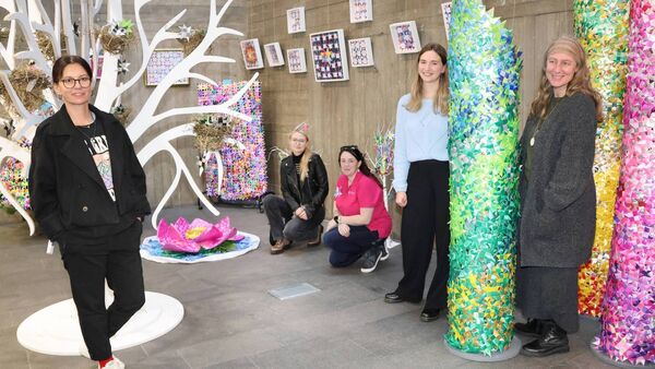 One Million Stars to End Violence exhibition. Photo: Joe Evans